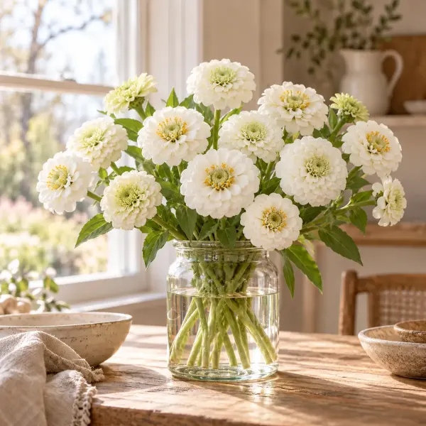 Циния Oklahoma White